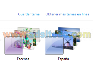 Temas Gráficos ocultos en Windows7