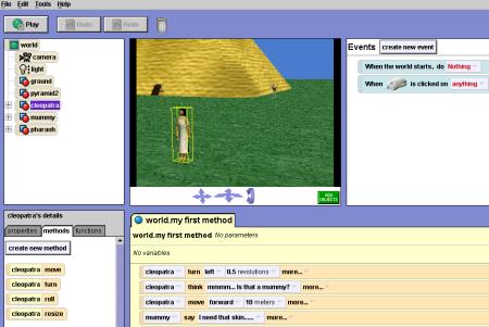 Crea tus animaciones 3D gratis con Alice