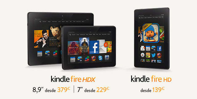 Los nuevos Kindle Fire HDX, ya a la venta en España