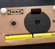 Cámara de fotos de cartón de IKEA